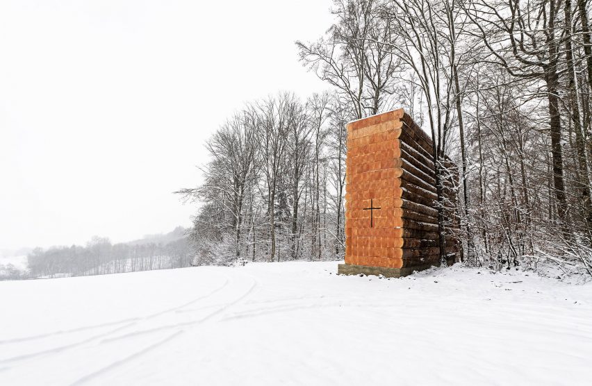 Wooden Chapel by John Pawson in Bavaria, Germany