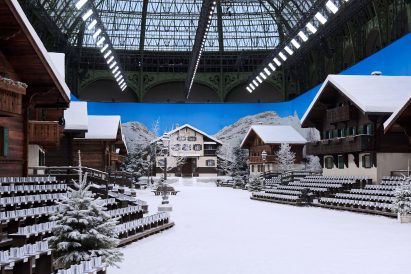 Karl Lagerfeld transforms Paris' Grand Palais into a winter wonderland for final Chanel show