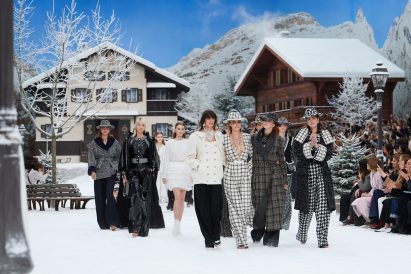 Karl Lagerfeld transforms Paris' Grand Palais into a winter wonderland for final Chanel show