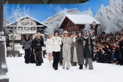 Karl Lagerfeld transforms Paris' Grand Palais into a winter wonderland for final Chanel show