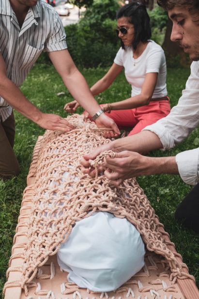 Shaina Garfield Leaves sustainable coffin
