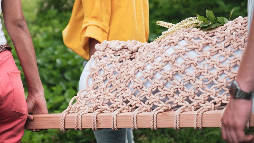 Shaina Garfield Leaves sustainable coffin