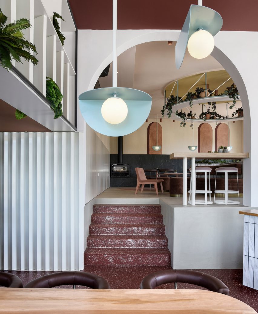 Interiors of Lofos bar designed by Ark4Lab of Architecture