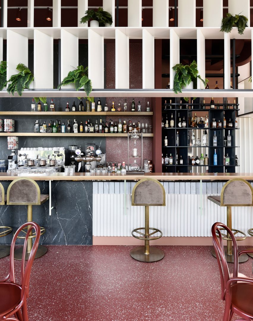 Interiors of Lofos bar designed by Ark4Lab of Architecture