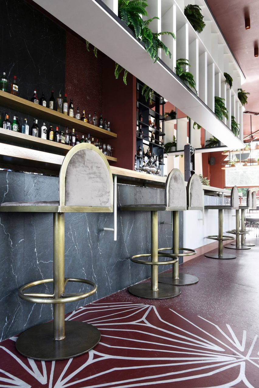 Interiors of Lofos bar designed by Ark4Lab of Architecture