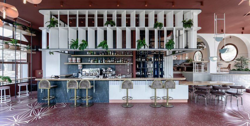 Interiors of Lofos bar designed by Ark4Lab of Architecture