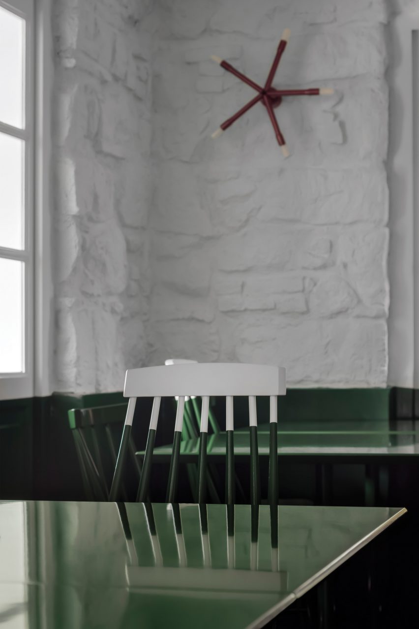 Interiors of Lollo's Atene restaurant designed by AK-A