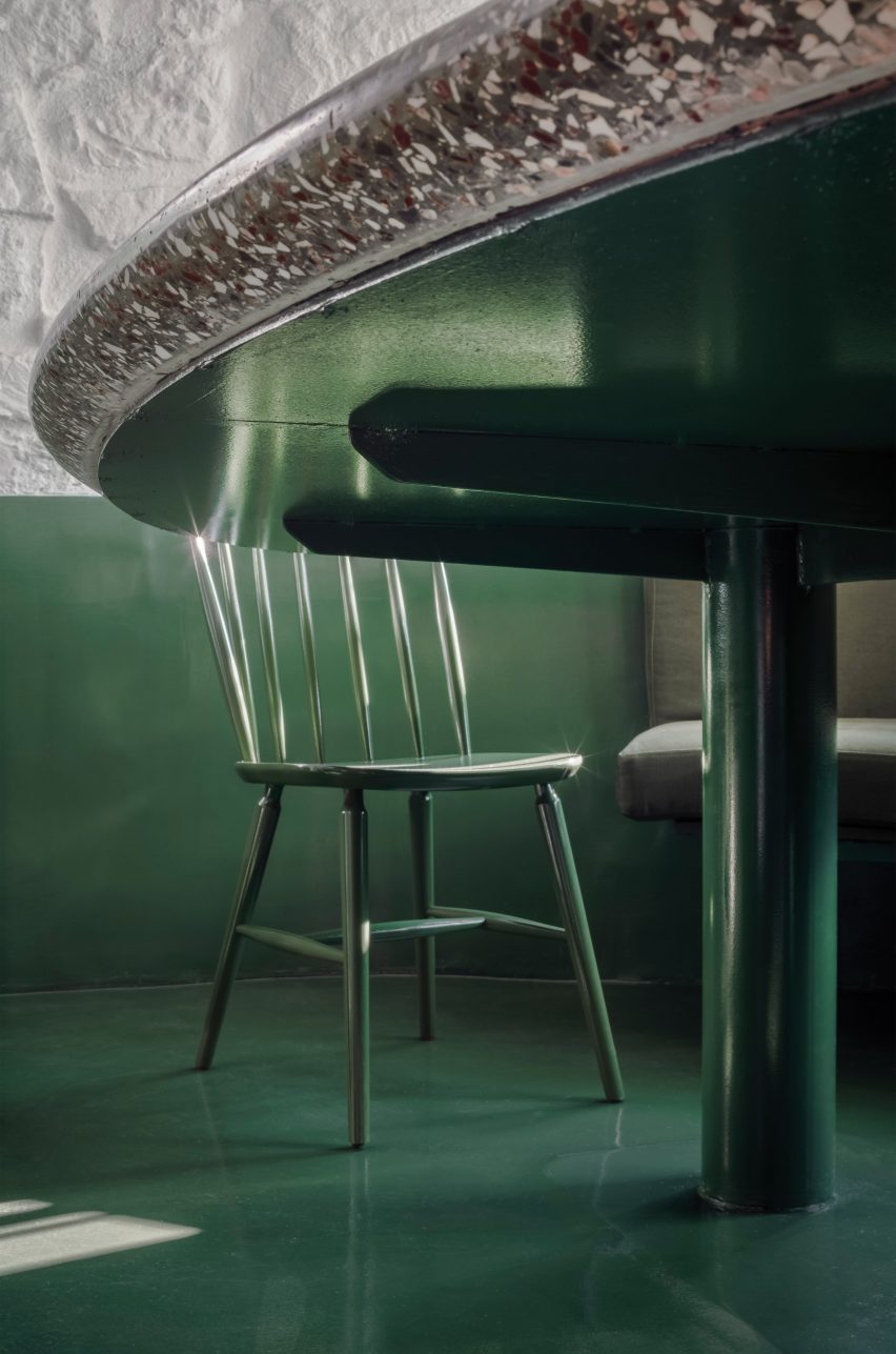 Interiors of Lollo's Atene restaurant designed by AK-A