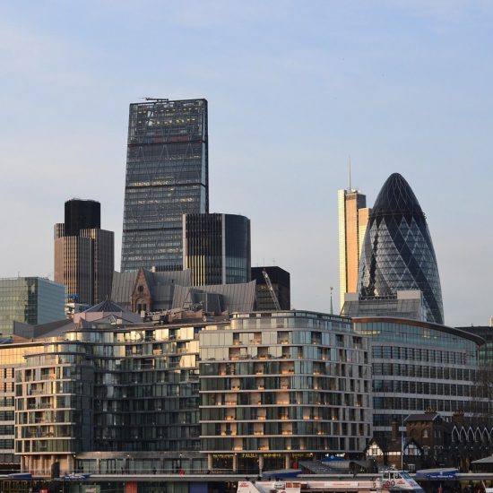London skyline including the gerkin