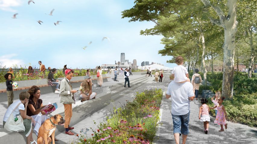 Lower Manhattan Coastal Resiliency study by NYCEDC