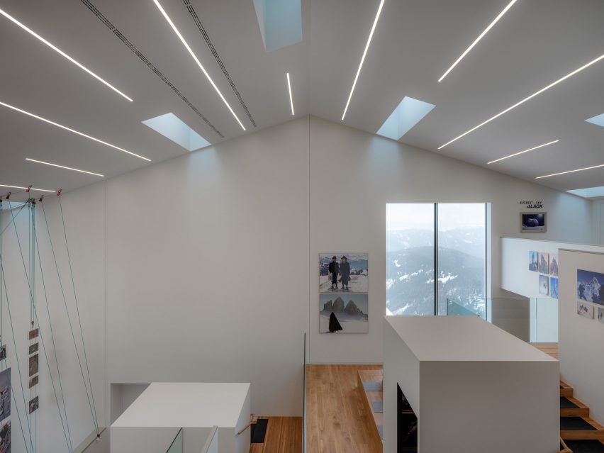 Interiors of Lumen Museum of Mountsin Photography by Gerhard Mahlknecht of EM2