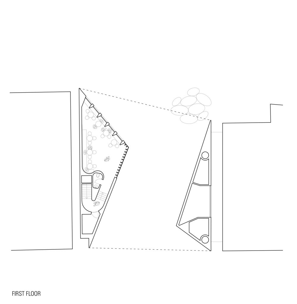 First floor plan of Maitland Riverlink by CHROFI and McGregor Coxall