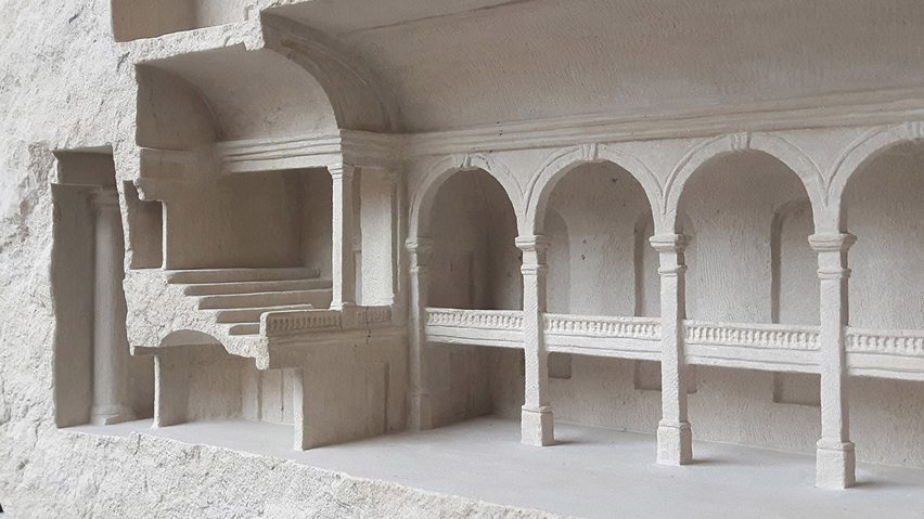 Architectural sculptures by Matthew Simmonds