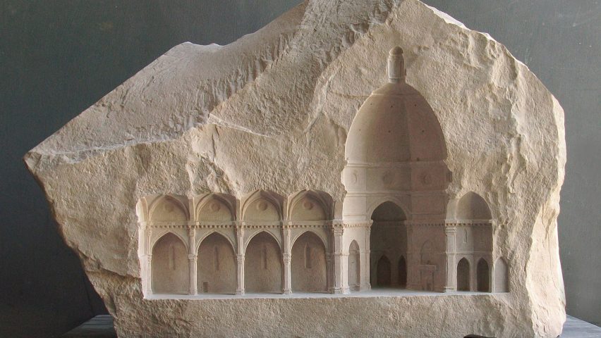 Architectural sculptures by Matthew Simmonds