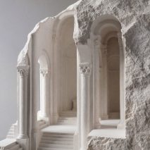 Architectural sculptures by Matthew Simmonds