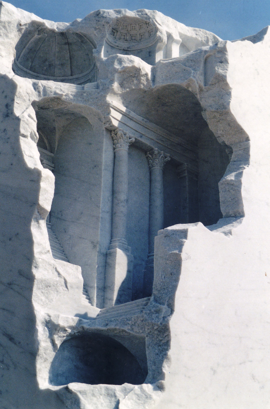Matthew Simmonds' first sculpture Hidden Landscape