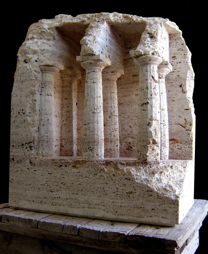 Space with Doric Columns by Matthew Simmonds
