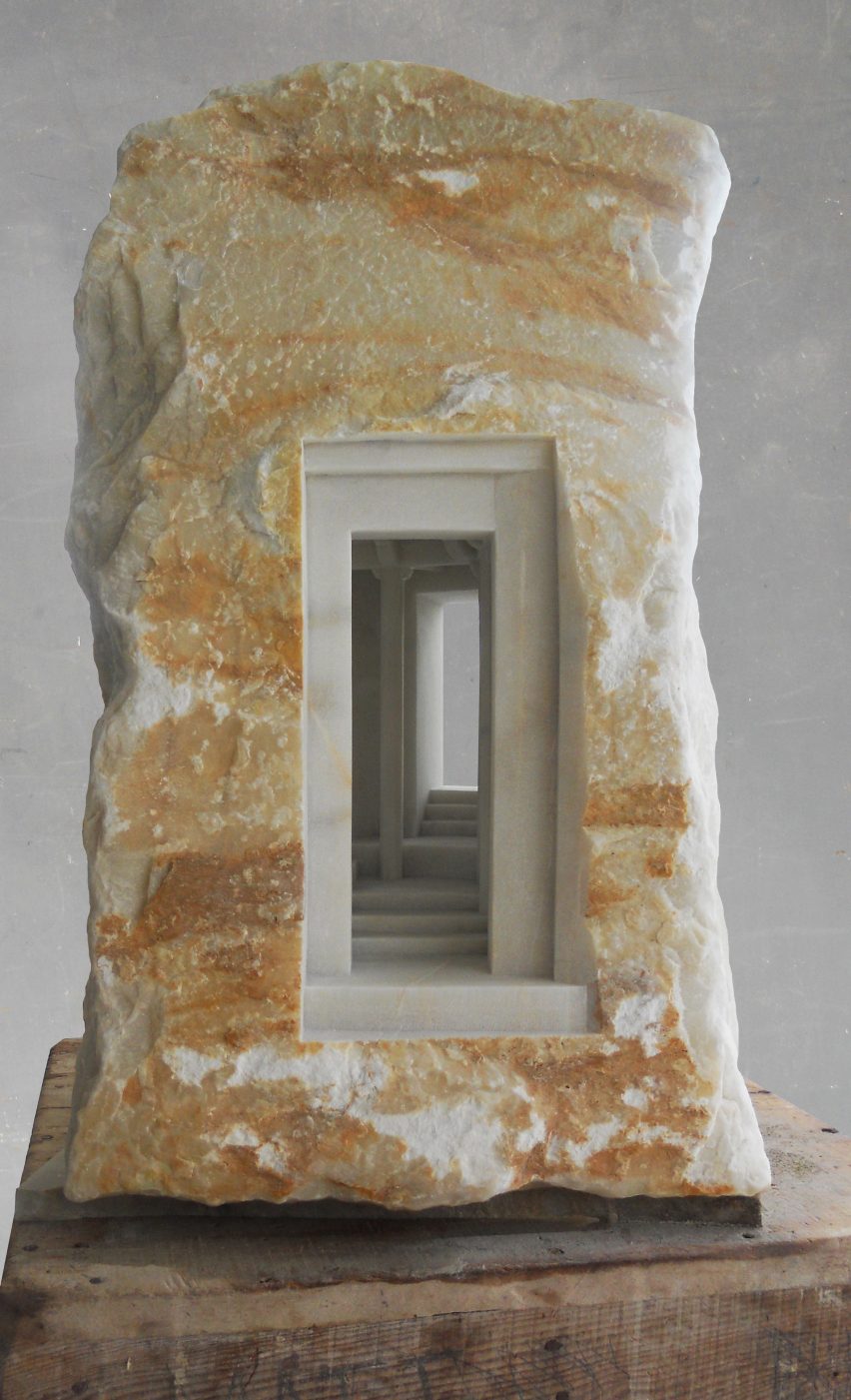 A sculpture from Matthew Simmonds Trilogy series