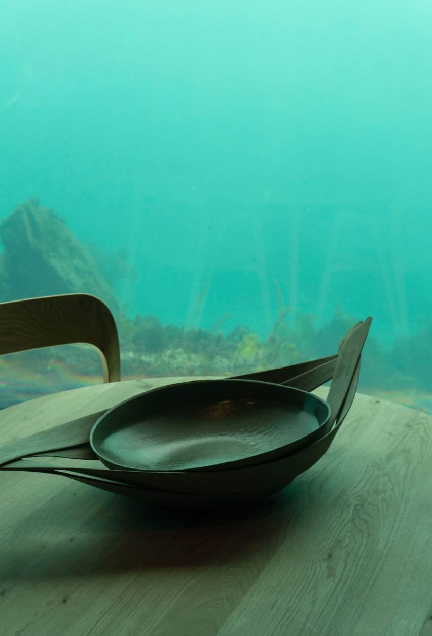 Ment tableware Snøhetta Under restaurant