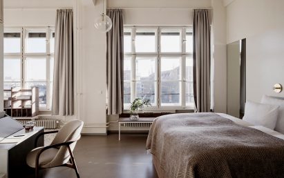 Interiors of the Michelberger hotel in Berlin