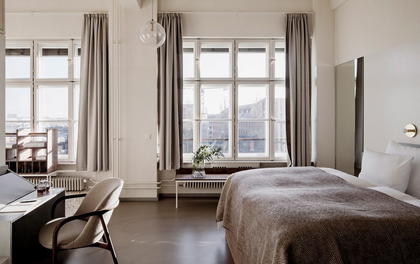 Interiors of the Michelberger hotel in Berlin