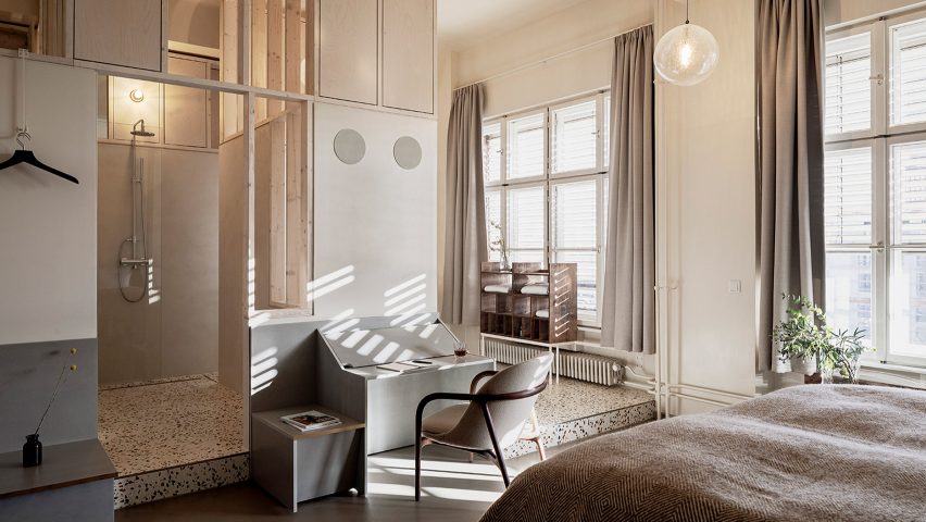 Interiors of the Michelberger hotel in Berlin