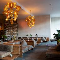 Interiors of the Michelberger hotel in Berlin