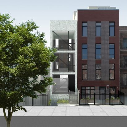 Narrow House by Only If Architecture was designed as a prototype for building on small plots