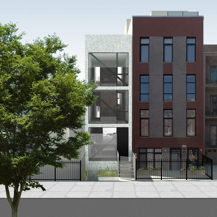 Narrow House by Only If Architecture was designed as a prototype for building on small plots