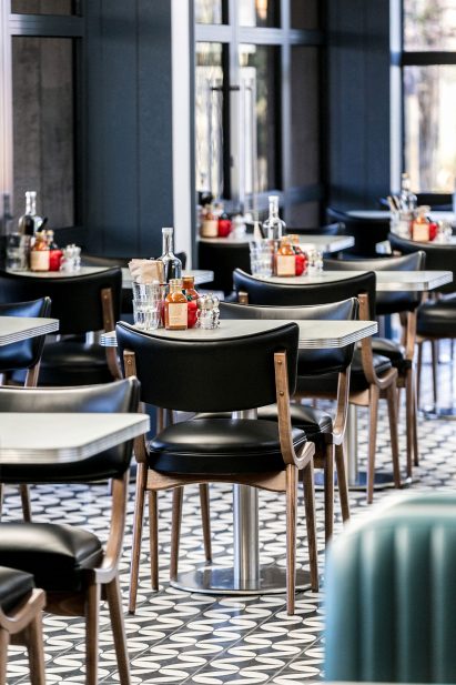 Interiors of Mollie's Motel and Diner by Soho House