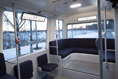 Muji and Sensible 4 debut Gacha self-driving bus in Helsinki