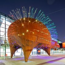Neuron Pod science education centre at Queen Mary University by Will Alsop for his practice All Design