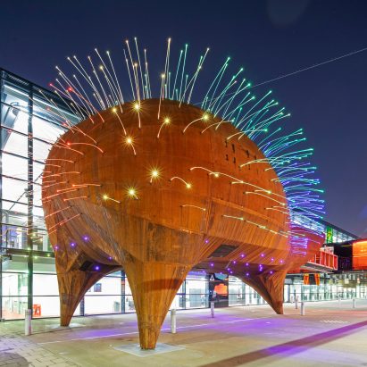 Neuron Pod science education centre at Queen Mary University by Will Alsop for his practice All Design