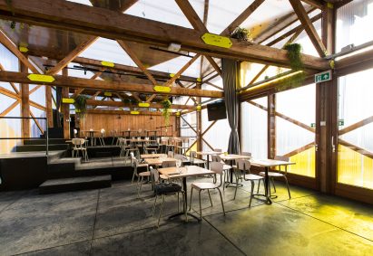 RAUM temporary restaurant pavilion by Overtreders W in Utrecht