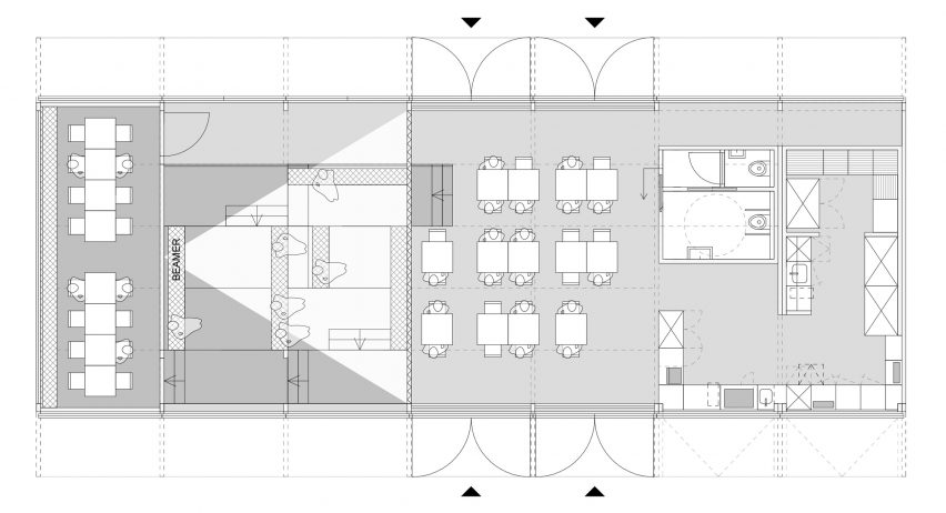 RAUM temporary restaurant pavilion by Overtreders W in Utrecht
