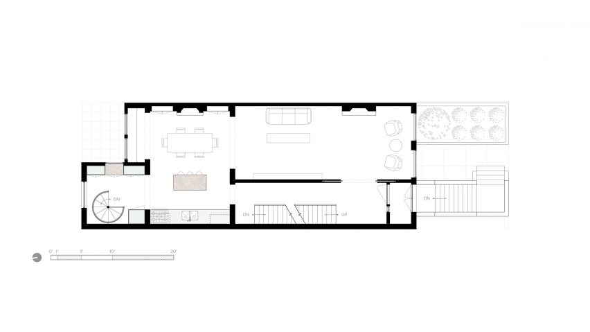 Prospect Lefferts Garden Townhouse by GRT Architects