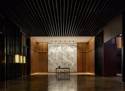 Interiors of Puxuan Hotel and Spa, designed by MQ Studio