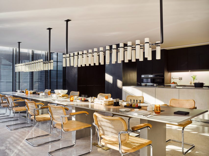 Interiors of Puxuan Hotel and Spa, designed by MQ Studio