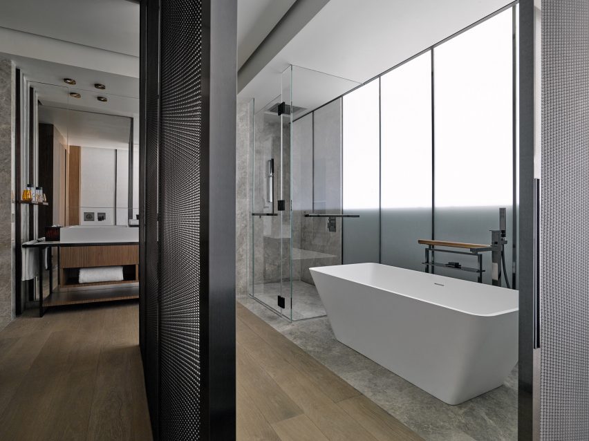 Interiors of Puxuan Hotel and Spa, designed by MQ Studio