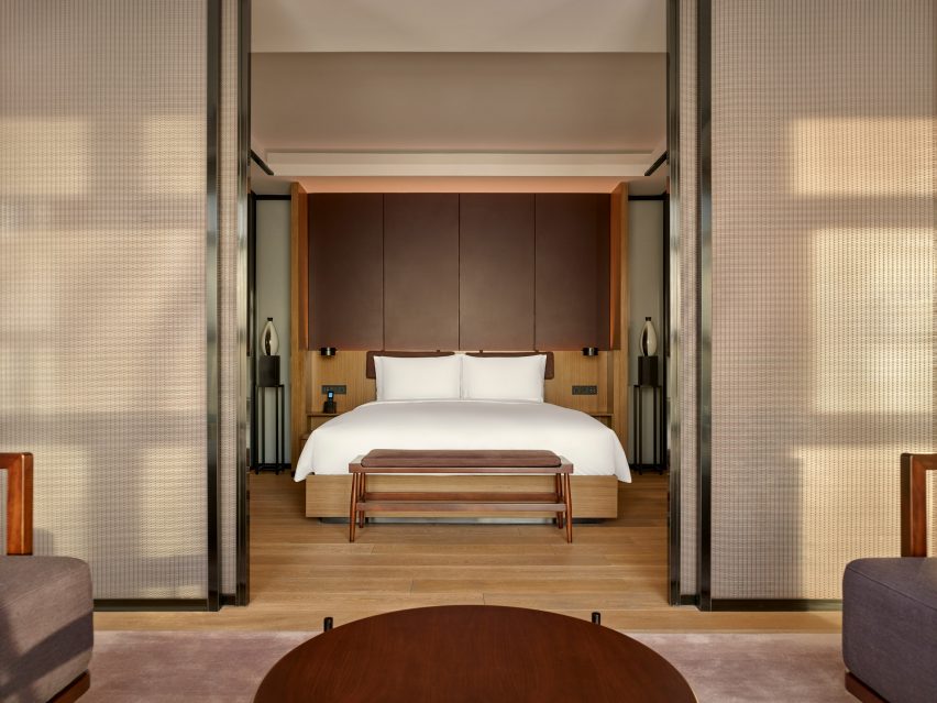 Interiors of Puxuan Hotel and Spa, designed by MQ Studio