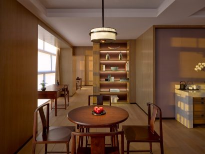 Interiors of Puxuan Hotel and Spa, designed by MQ Studio