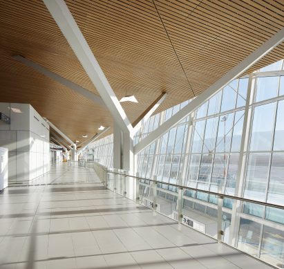 Ramon Airport by Amir Mann-Ami Shinar Architects and Moshe Zur Architects in Negev desert, Israel