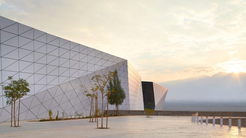 Ramon Airport by Amir Mann-Ami Shinar Architects and Moshe Zur Architects in Negev desert, Israel