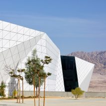 Ramon Airport by Amir Mann-Ami Shinar Architects and Moshe Zur Architects in Negev desert, Israel