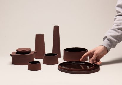 Royal College of Art designers transform industrial waste into functional tableware objects