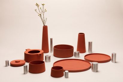 Royal College of Art designers transform industrial waste into functional tableware objects