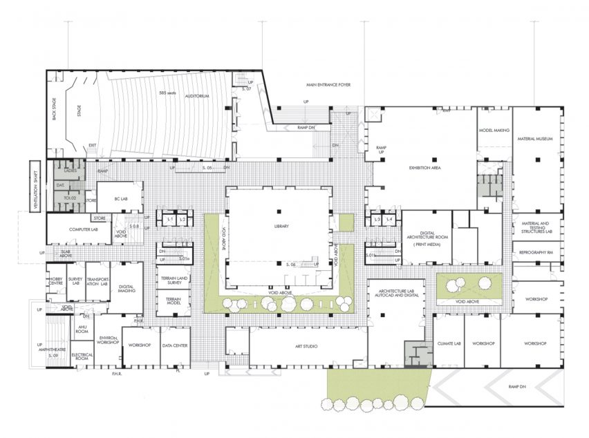 School of Planning and Architecture in Vijayawada, designed by Mobile Offices