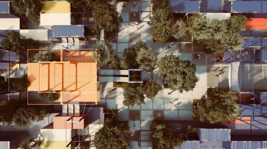 Sheltainer offers shipping containers as alternative housing for Cairo's cemetery-dwellers