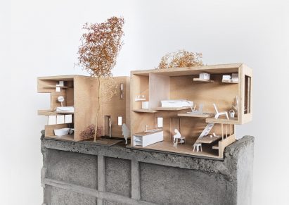 Danish architect Sigurd Larsen has designed a proposal for modular housing installed on a Berlin rooftop