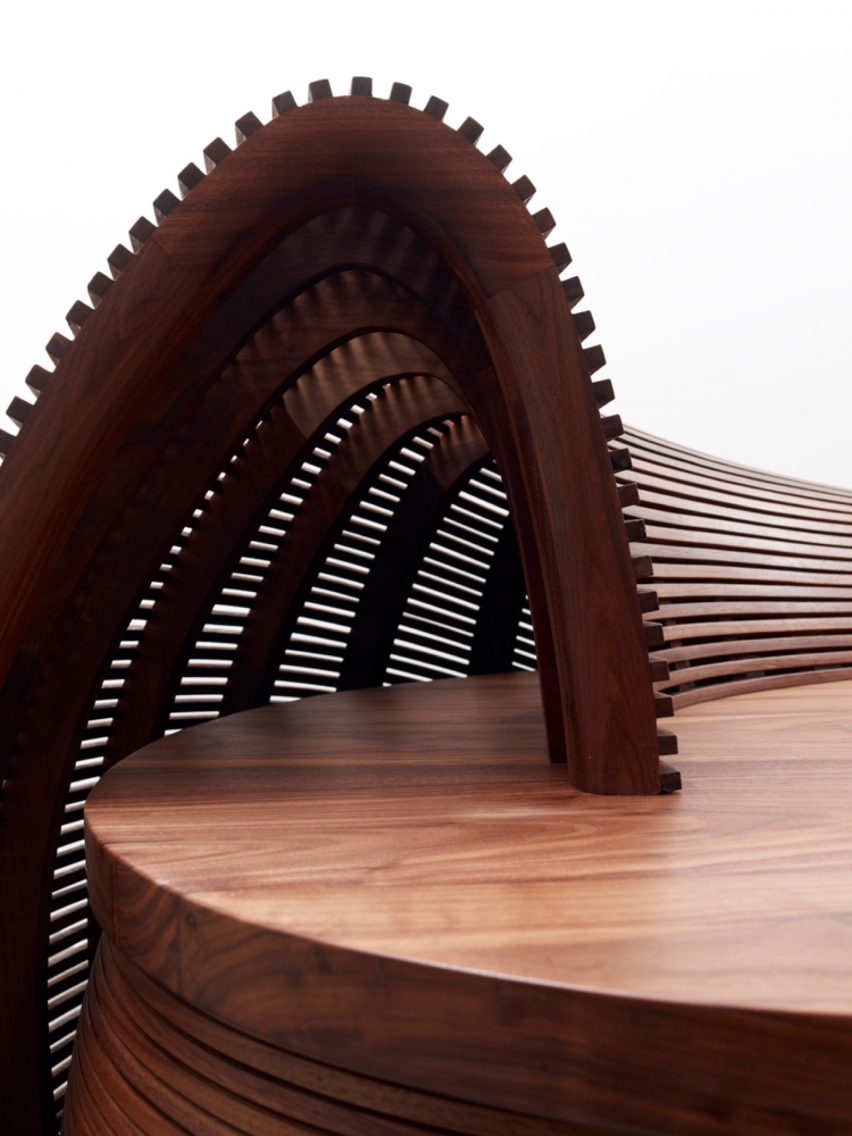 Steam 18 desk in Bae Se Hwa Steam Bent Series and R & Company